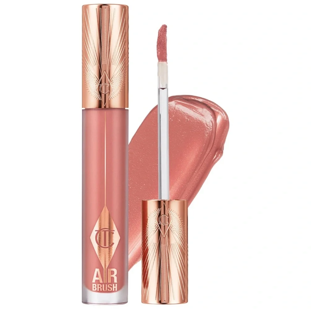 Charlotte Tilbury✨Airbrush Flawless Lip Blur in Pillow Talk Liquid Lipstick NIB